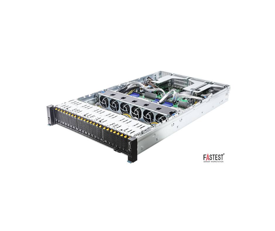 Máy chủ lưu trữ 2U24E-GENOA2 (AMD) – All-Flash NVMe PCIe 5.0 cho kỷ nguyên AI