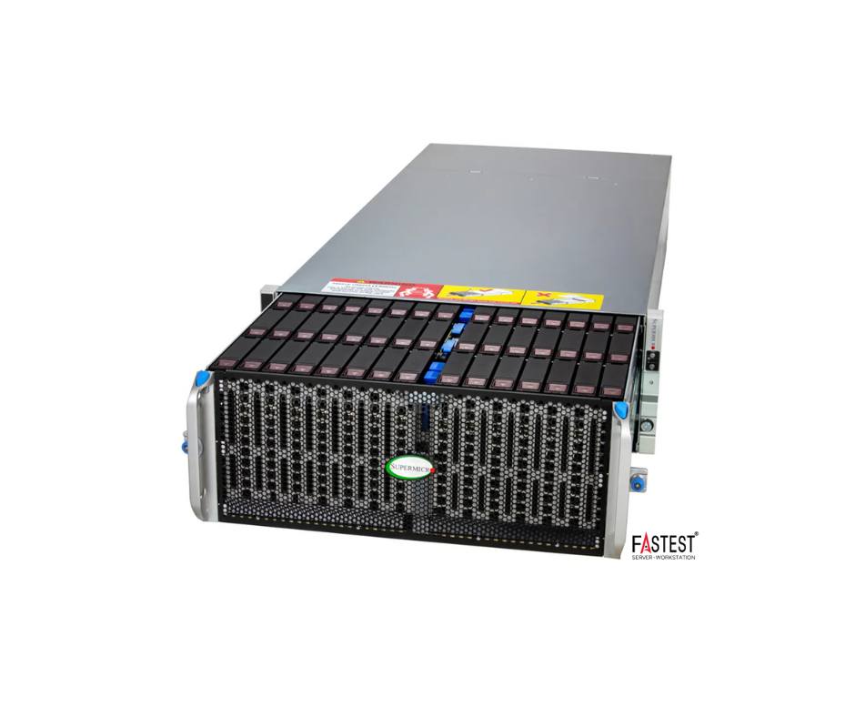 Máy chủ lưu trữ Storage SuperServer (INTEL) 60 hot-swap 3.5" SAS/SATA