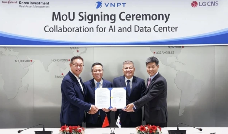 LG CNS cùng VNPT sẽ xây dựng data center AI quy mô lớn tại Việt Nam.